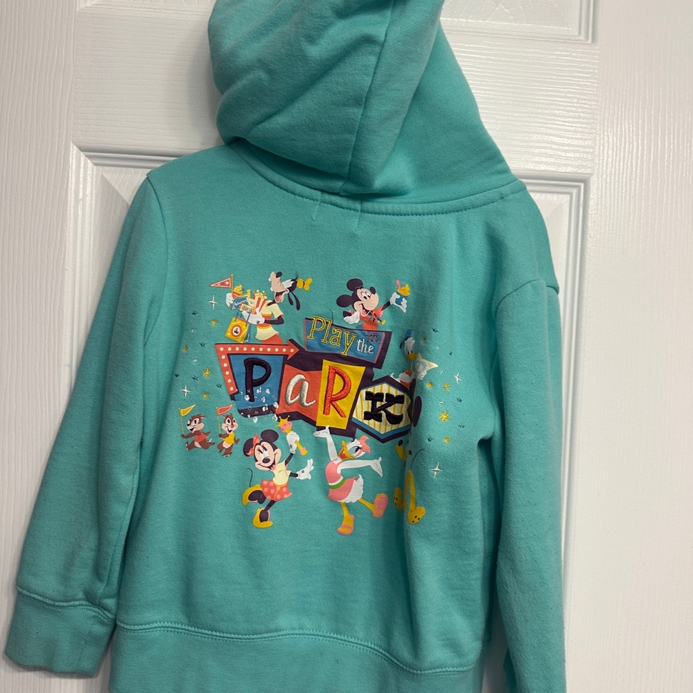 Disneyland Play in the Park kids zip up hoodie
